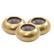 DQ Metal bead disc 8x4mm with rubber inside Antique bronze